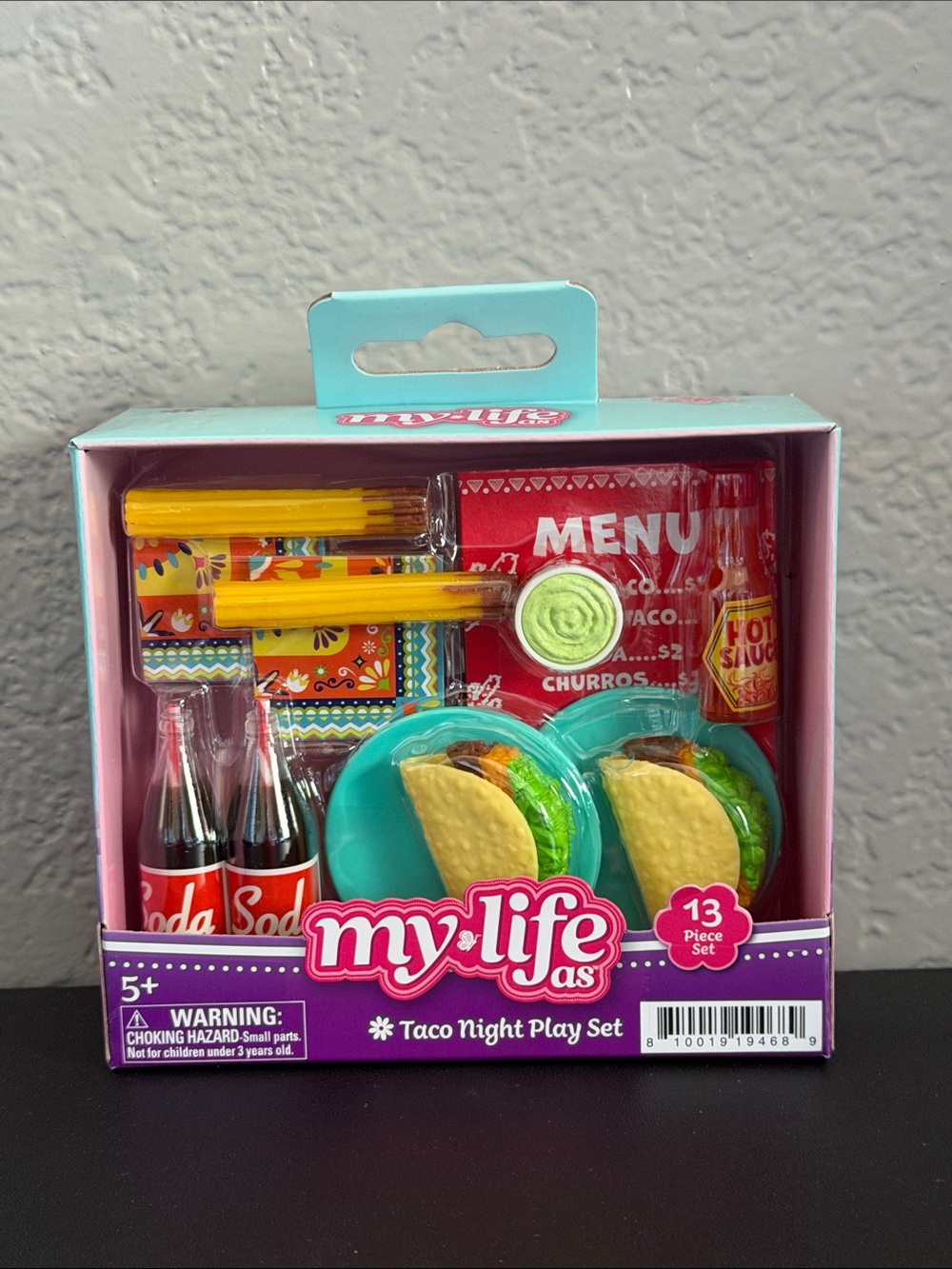 New My Life as Taco Night Play Set for 18” Dolls